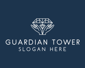 Diamond Gem Jewelry logo design