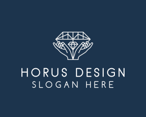 Diamond Gem Jewelry logo design