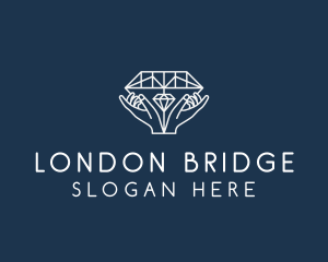 Diamond Gem Jewelry logo design