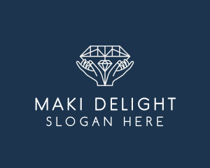 Diamond Gem Jewelry logo design