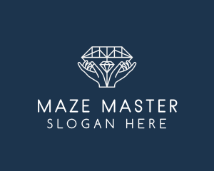 Diamond Gem Jewelry logo design