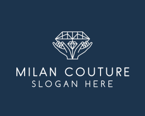 Diamond Gem Jewelry logo design