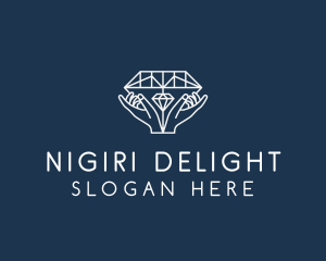 Diamond Gem Jewelry logo design