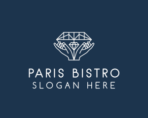 Diamond Gem Jewelry logo design