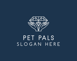 Diamond Gem Jewelry logo design