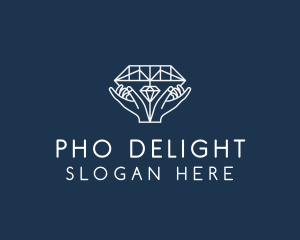 Diamond Gem Jewelry logo design