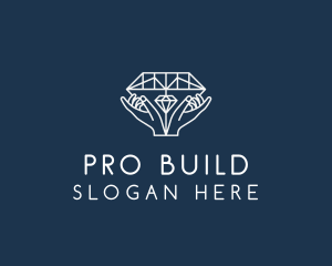 Diamond Gem Jewelry logo design