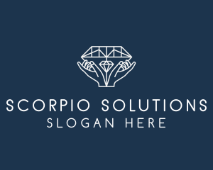 Diamond Gem Jewelry logo design