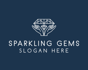 Diamond Gem Jewelry logo design