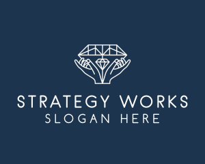 Diamond Gem Jewelry logo design