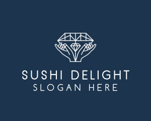 Diamond Gem Jewelry logo design