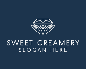 Diamond Gem Jewelry logo design