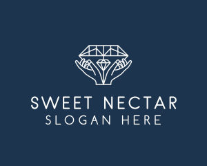 Diamond Gem Jewelry logo design