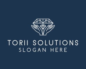 Diamond Gem Jewelry logo design