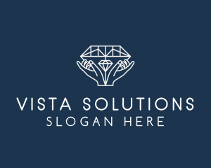 Diamond Gem Jewelry logo design