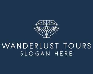 Diamond Gem Jewelry logo design