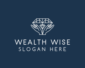 Luxe - Diamond Gem Jewelry logo design