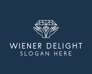 Diamond Gem Jewelry logo design