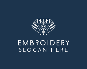 Diamond Gem Jewelry logo design