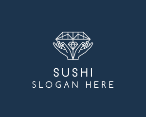 Diamond Gem Jewelry logo design