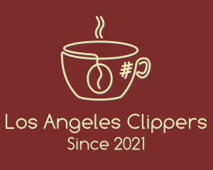 Espresso - Coffee Cup Monoline logo design