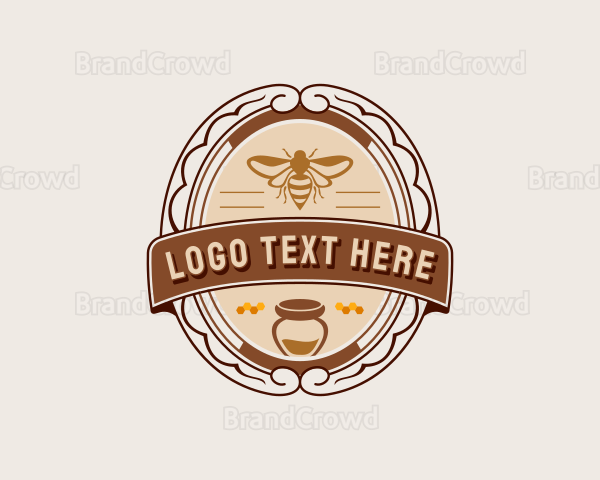 Beekeeper Honey Jar Logo