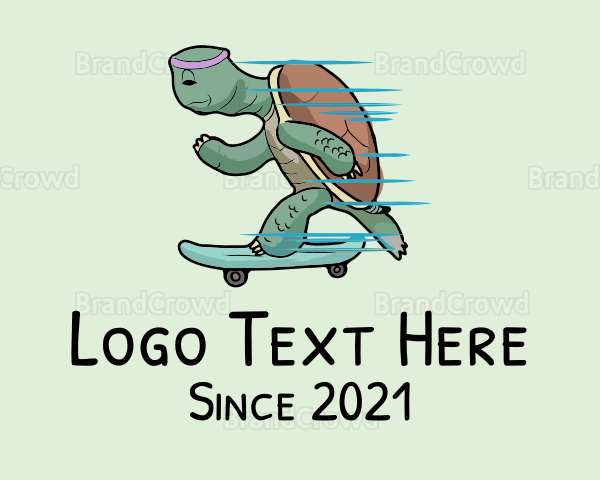 Fast Turtle Skateboard Logo | BrandCrowd Logo Maker