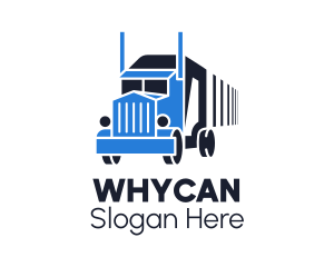 Truck Courier Distribution Logo