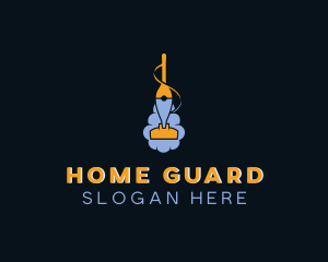 Vacuum Cleaning Caretaker logo design