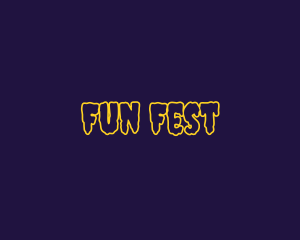 Fest - Urban Spooky Slime logo design