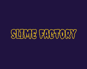 Slime - Urban Spooky Slime logo design