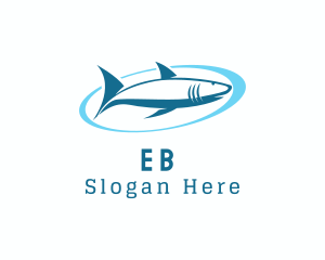 Aquatic Shark Surfing  Logo