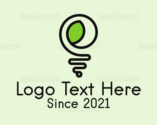 Eco Electric Lightbulb Logo