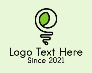 Sprout - Eco Electric Lightbulb logo design