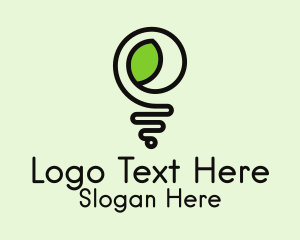 Eco Electric Lightbulb Logo