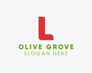 Olive - Chef Restaurant Letter L logo design