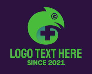 Green - Lizard Health Cross logo design