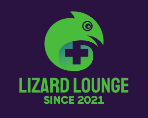 Lizard Health Cross logo design