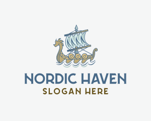 Nordic - Viking Sail Voyage logo design