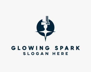 Laser Engraving Fabrication logo design