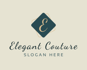 Elegant Diamond Fashion Boutique logo design