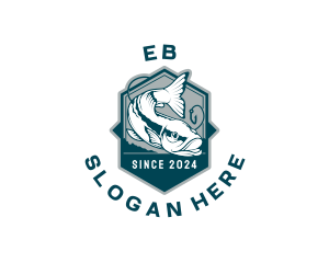 Fish - Fishing Hook Fishery logo design