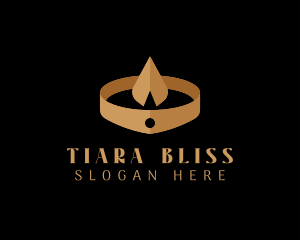 Jewelry Crown Tiara logo design