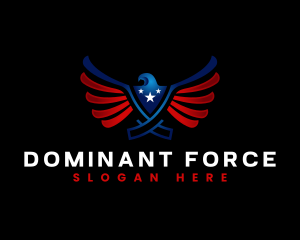 Eagle Freedom Security logo design