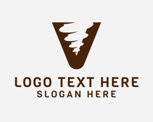 Construction Tools Letter V  Logo