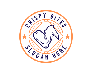 Fried - Chicken Diner Restaurant logo design