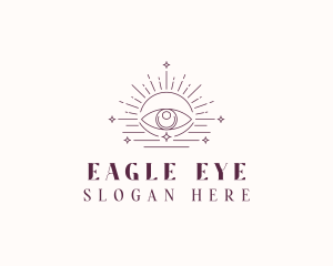 Boho Eye Celestial logo design