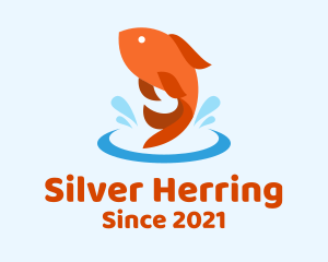Herring - Goldfish Water Pond logo design