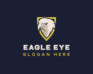 Eagle Shield Crest logo design