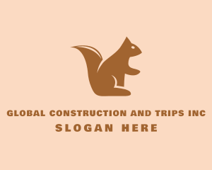 Wild Squirrel Animal Logo